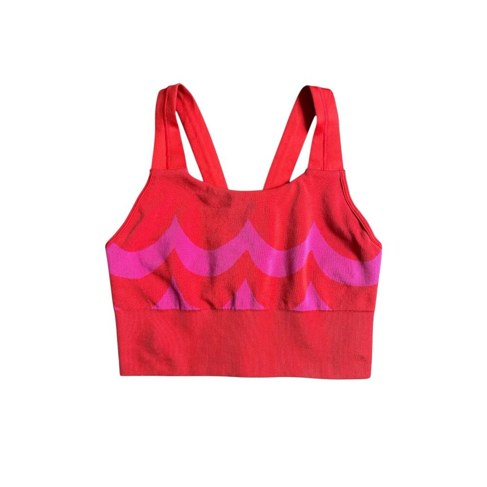 Adidas by Marimekko Sports Bra, Size XS, Red/Pink